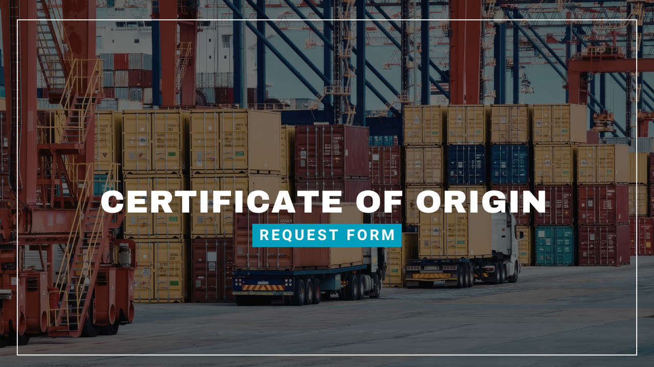Certificate of Origin