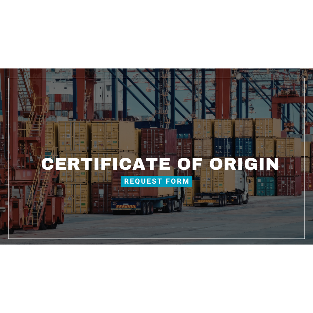 Certificate of Origin