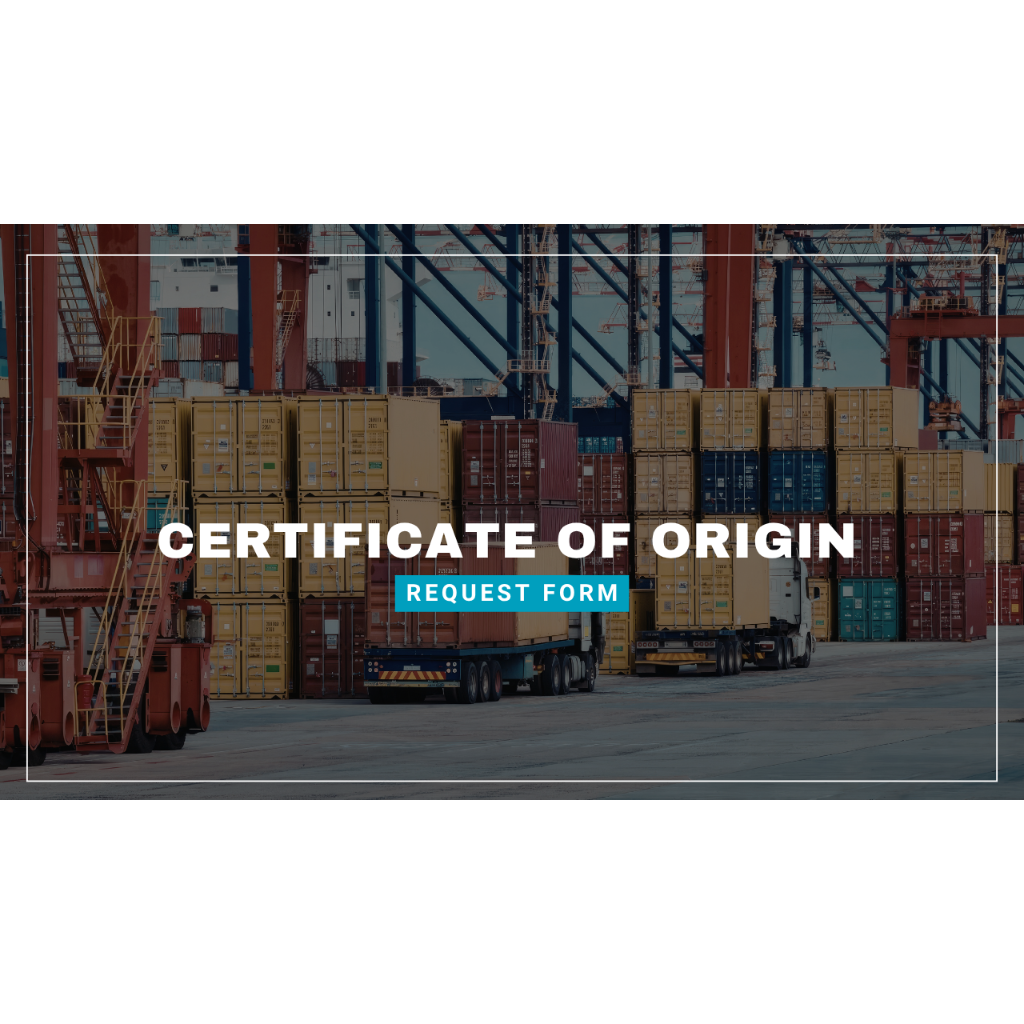 Certificate of Origin